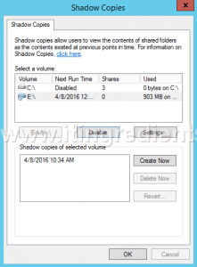 How to Configure Volume Shadow Copy in Windows Server 2012 R2 (6)