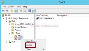 How to Enable DHCP MAC address filtering (4)