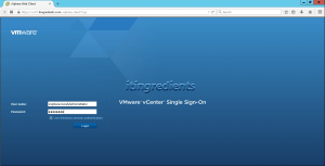 Configure VMWare Single SignOn using WebClient (1)