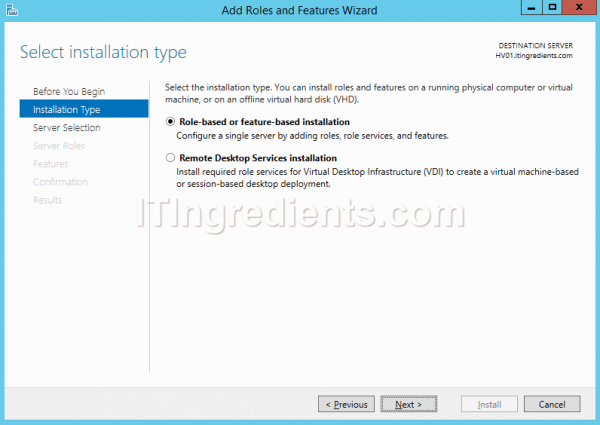 How to install Hyper-V in Windows Server 2012 R2