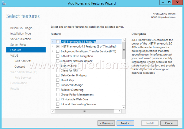 Install WSUS on Server 2012 R2 - Windows Server Update Services