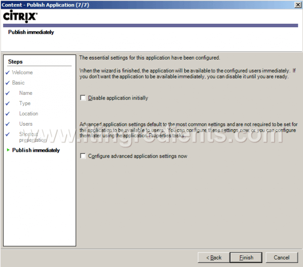 publish firefox on citrix xenapp 6.5