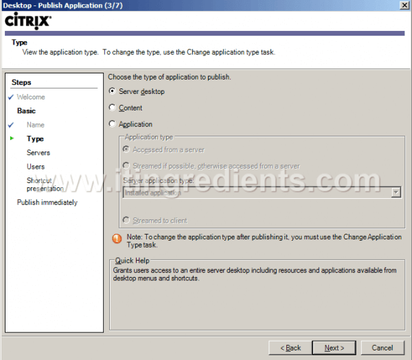 citrix xenapp 6.5 services list