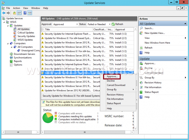 How to Configure WSUS Server on Windows Server 2012 R2