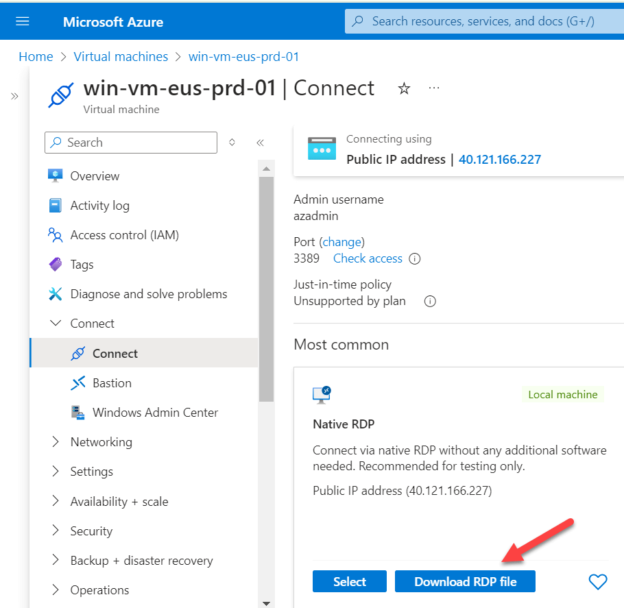 How to Access Azure Virtual Machine